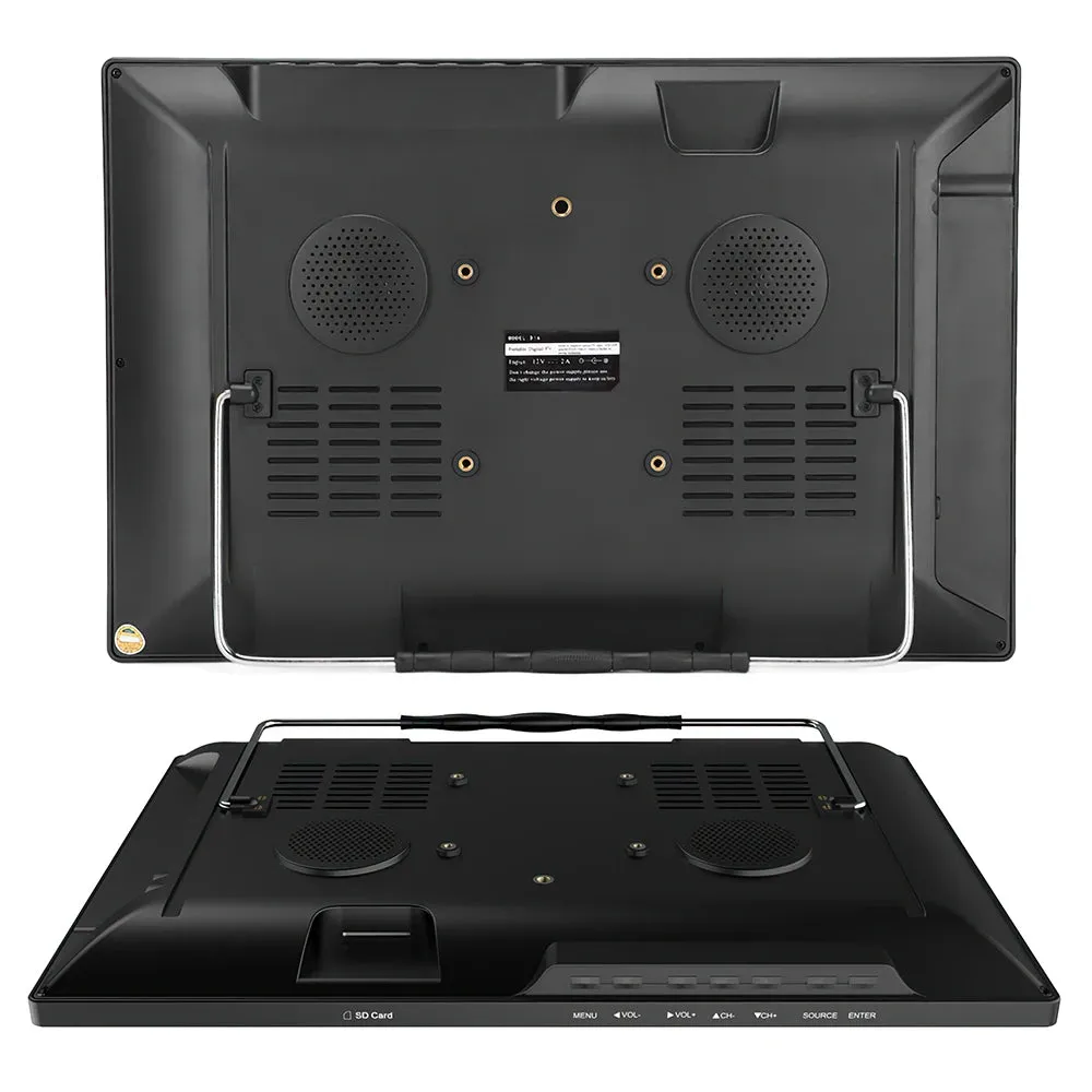15.4 Inch Portable Car Tv Player 1080p Hdmi Dvb T/t2 Isdb t Tf/usb