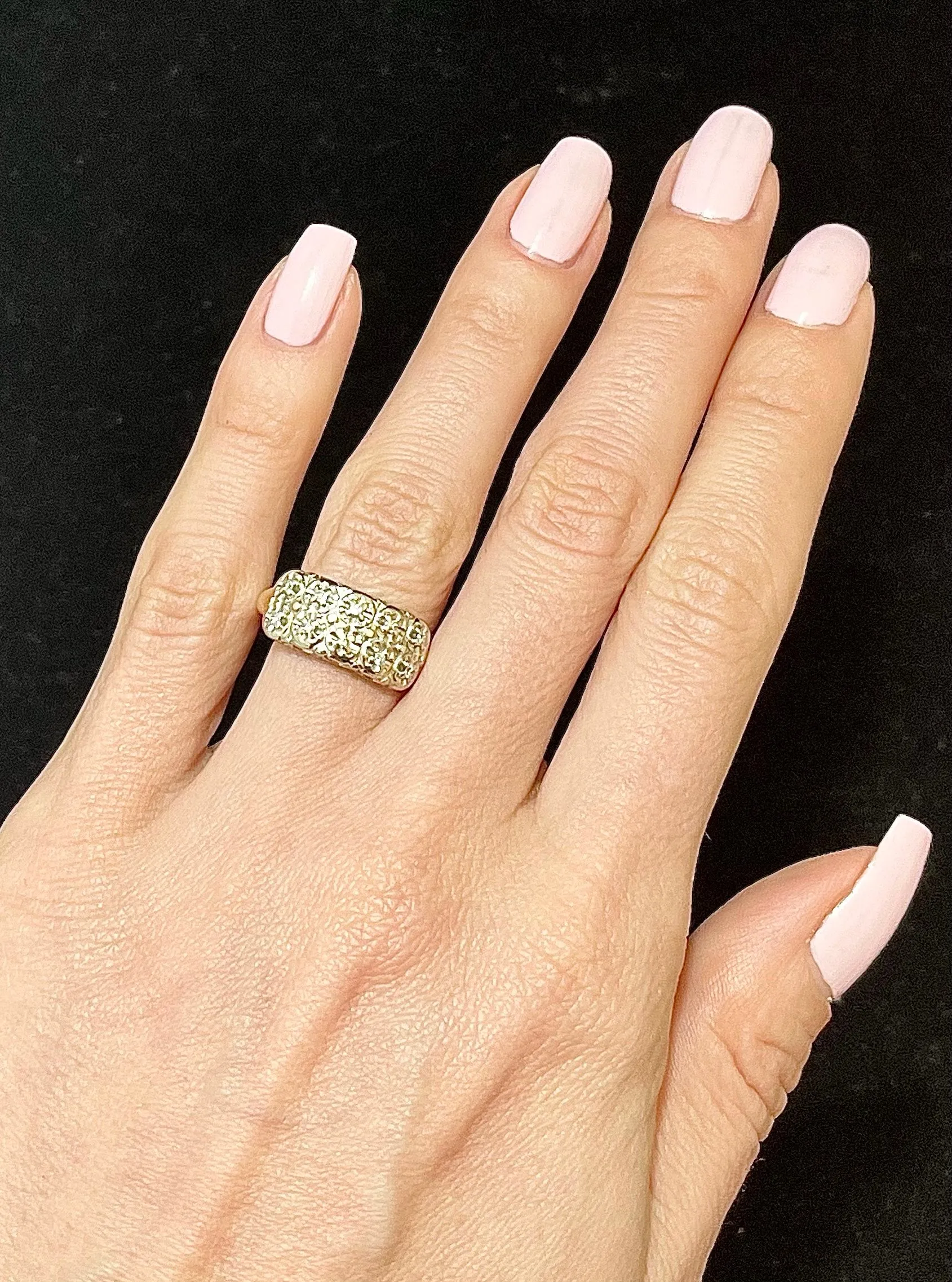 1920s Intricate Filigree Style SYWG Diamond Ring - $6K Appraisal Value w/CoA!