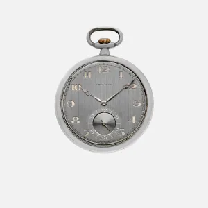 1930 Longines Pocket Watch Ref. 1338