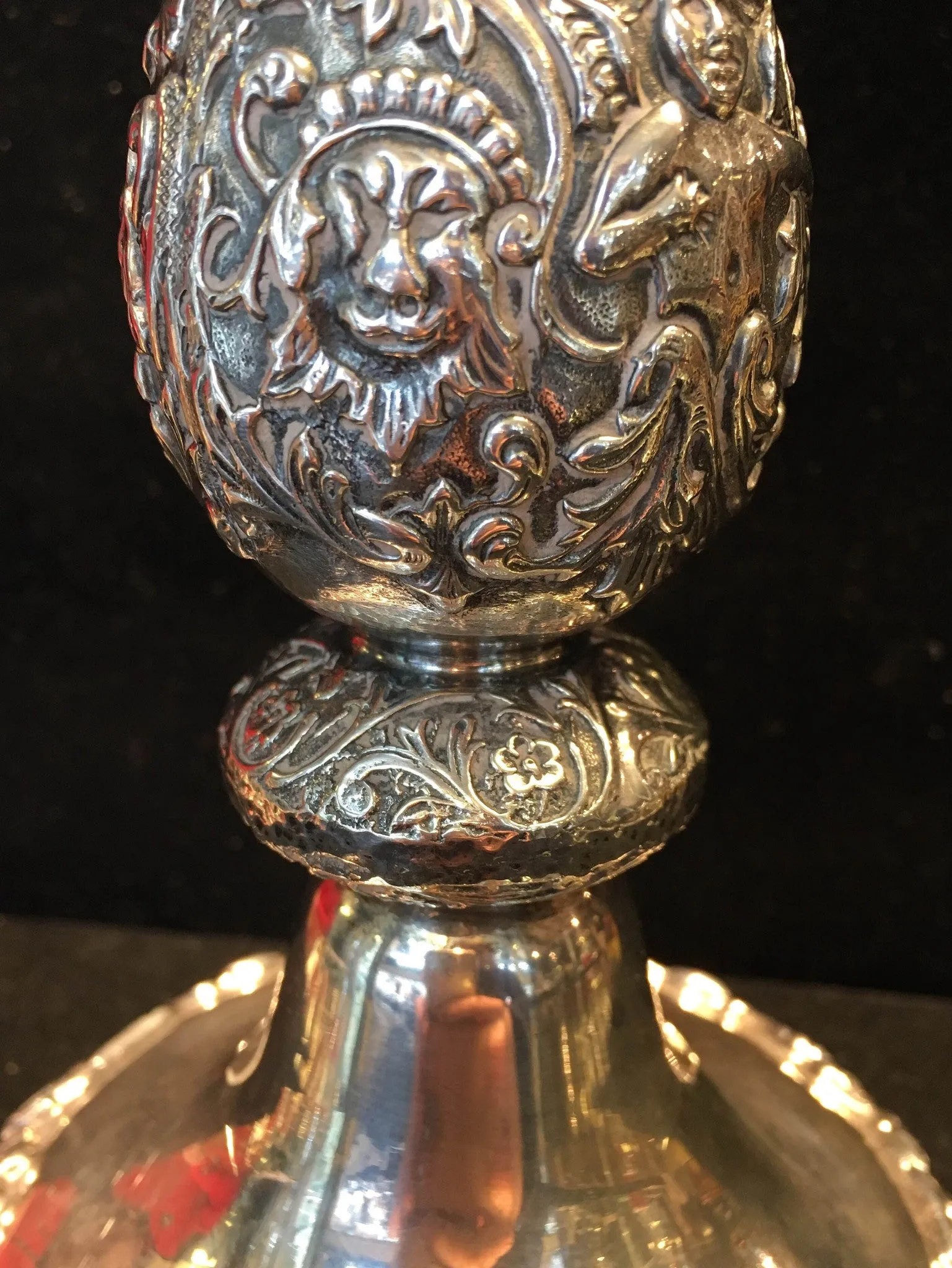 1950's Durham Candlestick Sterling Silver Intricate Design High Quality - $10K VALUE*