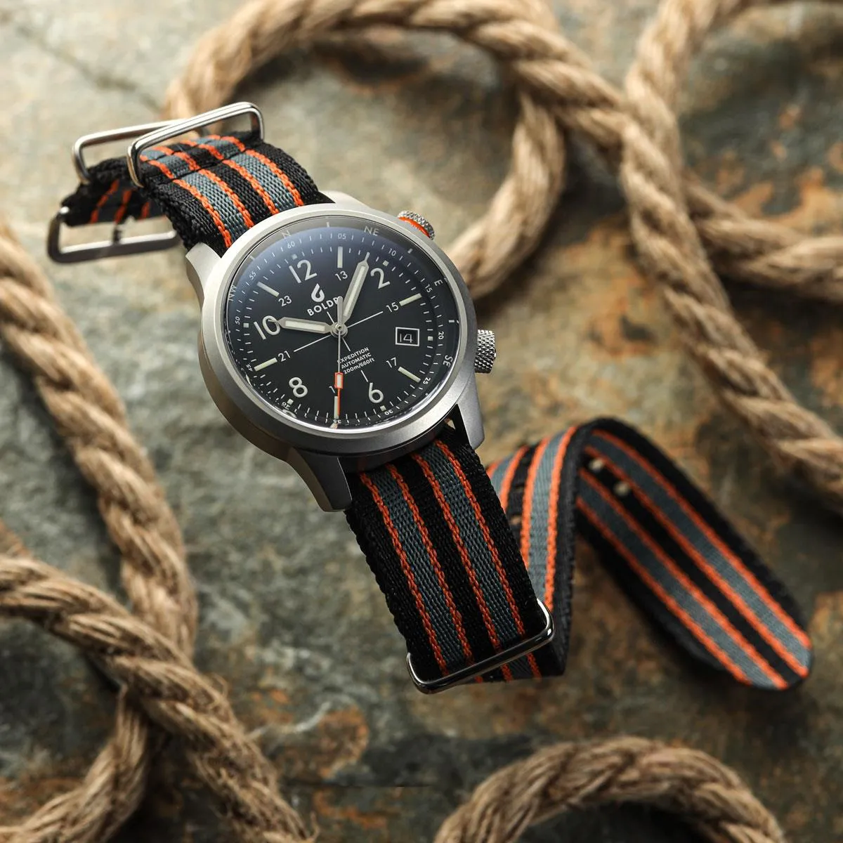 1973 British Military Watch Strap: APEX - Cherry Smoke