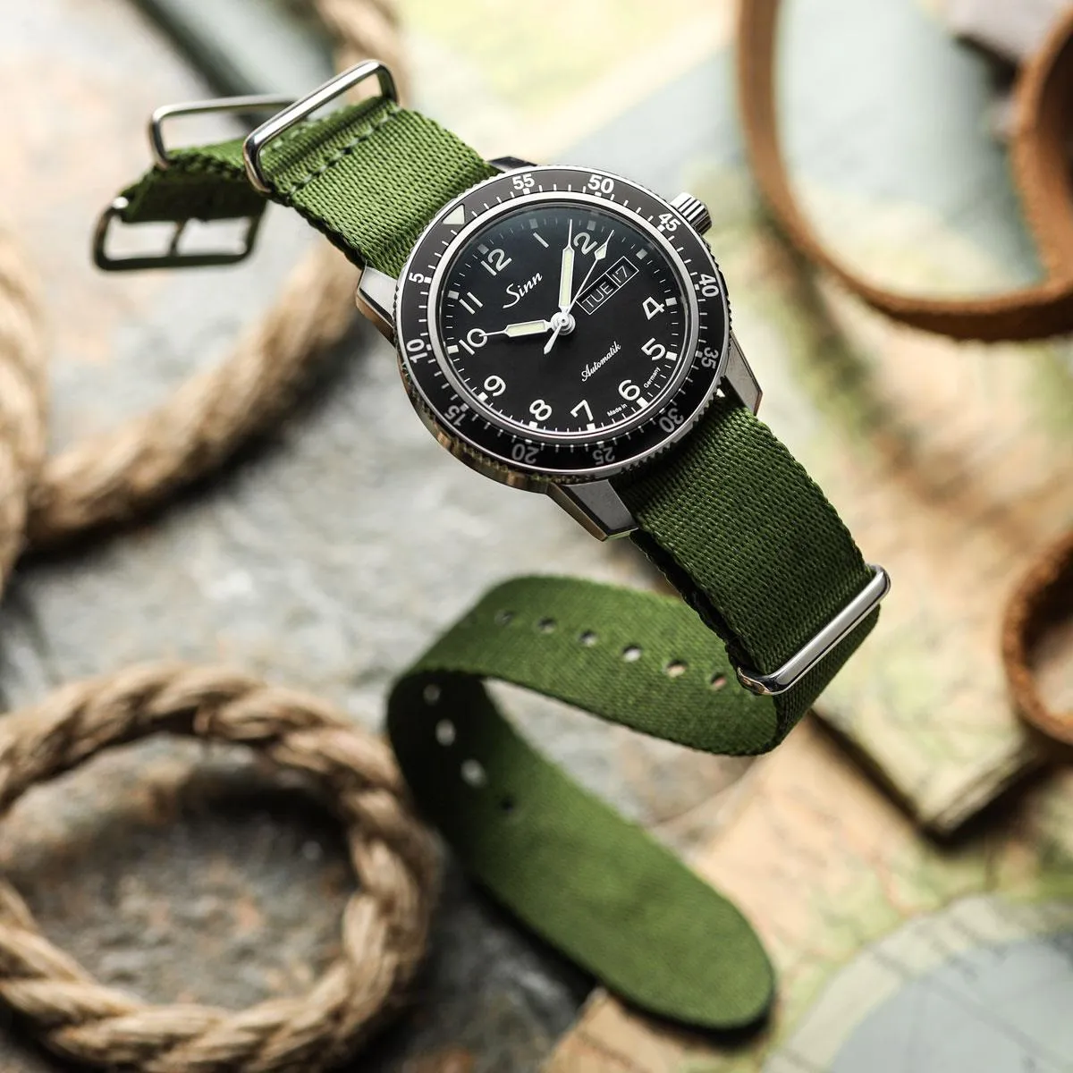 1973 British Military Watch Strap: APEX - Cherry Smoke