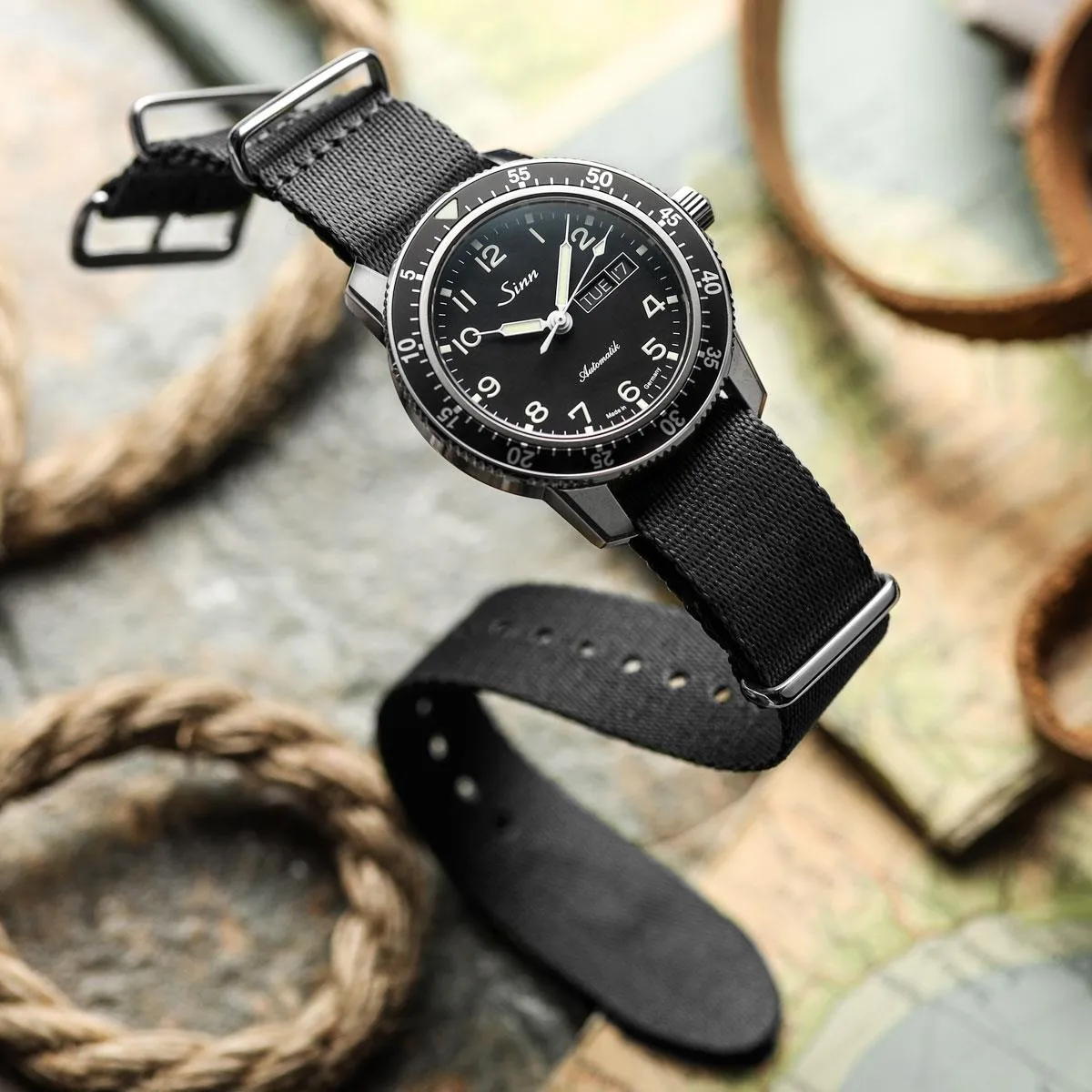 1973 British Military Watch Strap: APEX - Cherry Smoke