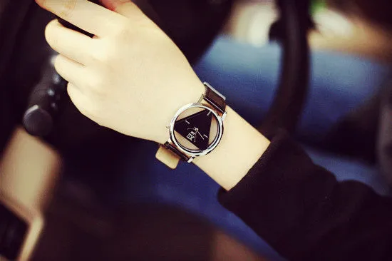 2016 Women Dress Hollow Watches Vintage Leather Fashion