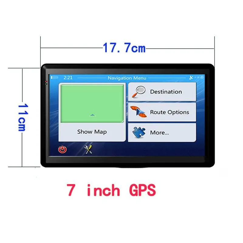 7 Inch Car Gps Navigator - 8G   256M Capacitive Screen - High Configuration - Europe Map