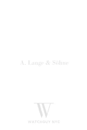A. Lange & Sohne 1815 Manual Wind 235.021 Watch
