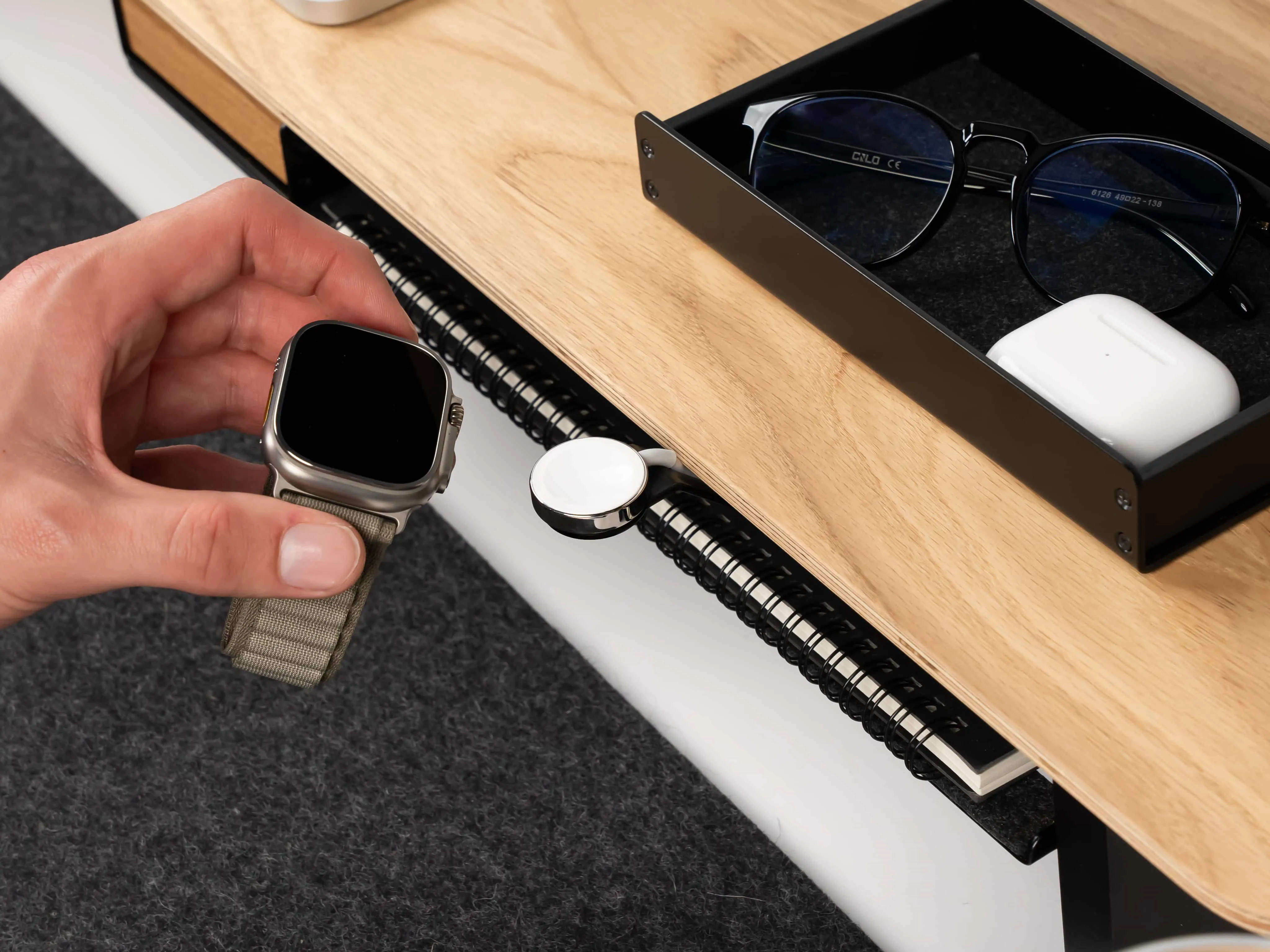 Apple Watch Halter für Setup Cockpit