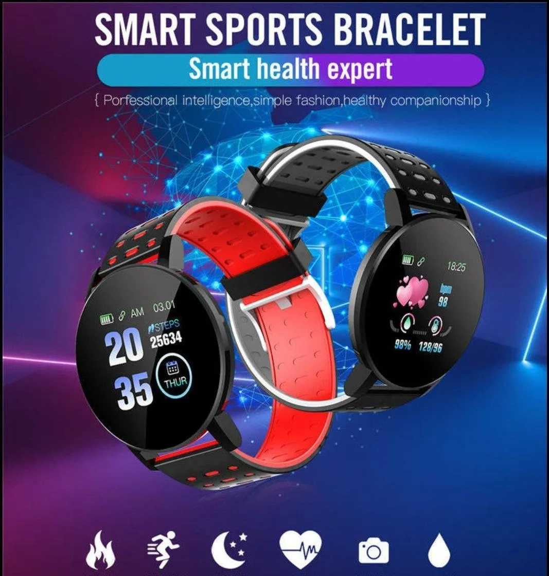 AQ Smart Watch & Health Tracker - Green Lime