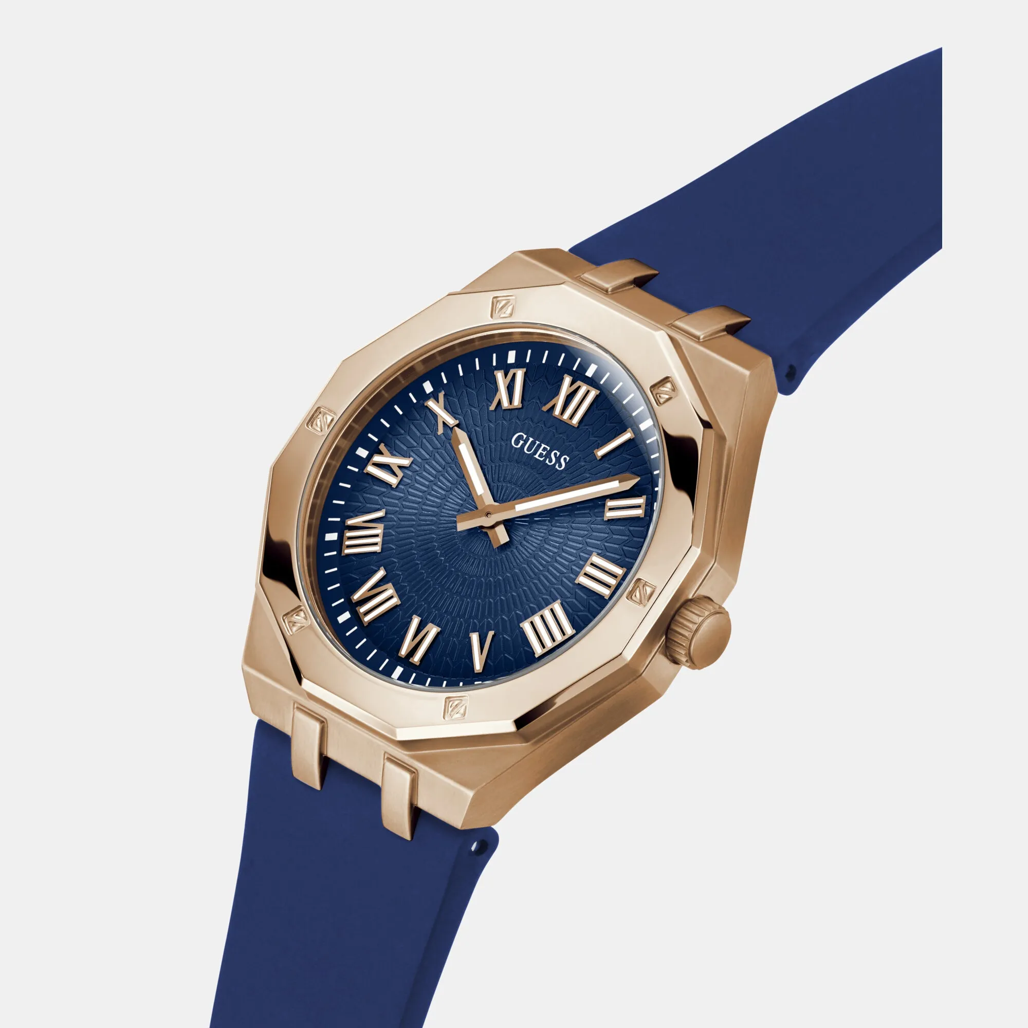 Asset Men's Blue Analog Silicone Watch GW0663G3