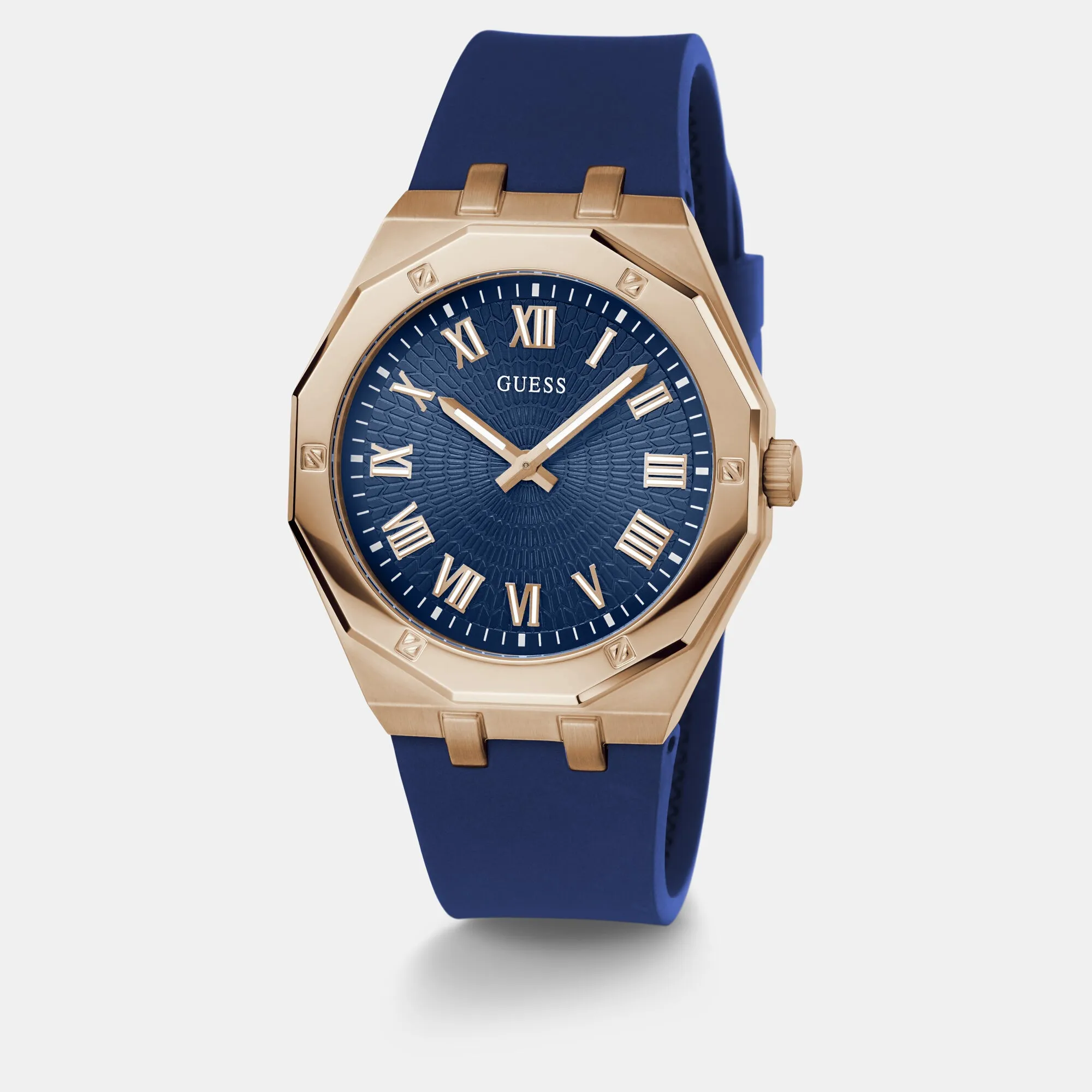 Asset Men's Blue Analog Silicone Watch GW0663G3