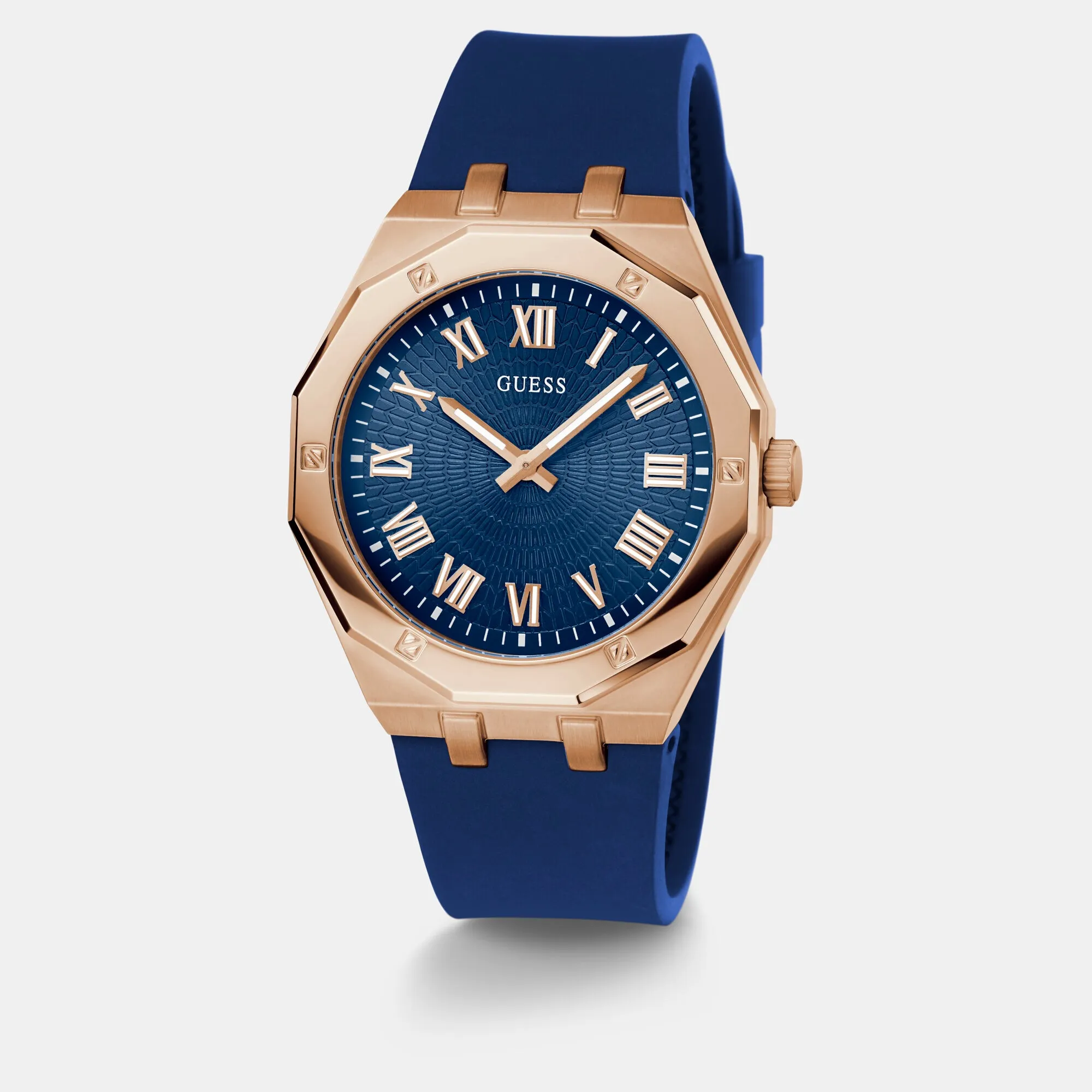 Asset Men's Blue Analog Silicone Watch GW0663G3