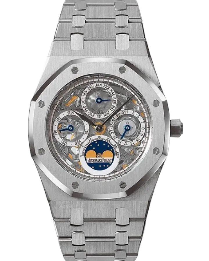 Audemars Piguet Royal Oak Perpetual Calendar Openwork Stainless steel Men's Watch