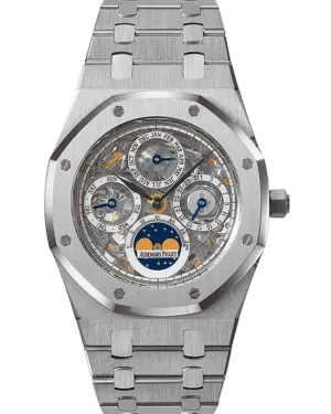 Audemars Piguet Royal Oak Perpetual Calendar Openwork Stainless steel Men's Watch