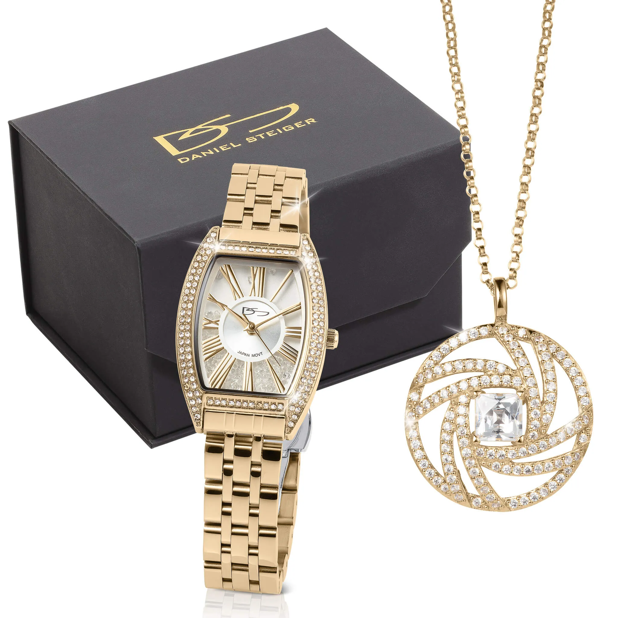 Aurora Harmony Gold Watch Box Set