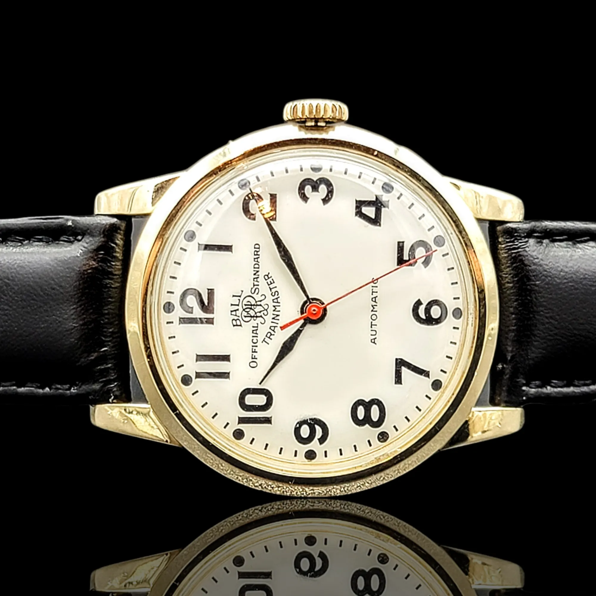 BALL Official RR Standard Trainmaster Watch Auto-Wind 25 Jewels