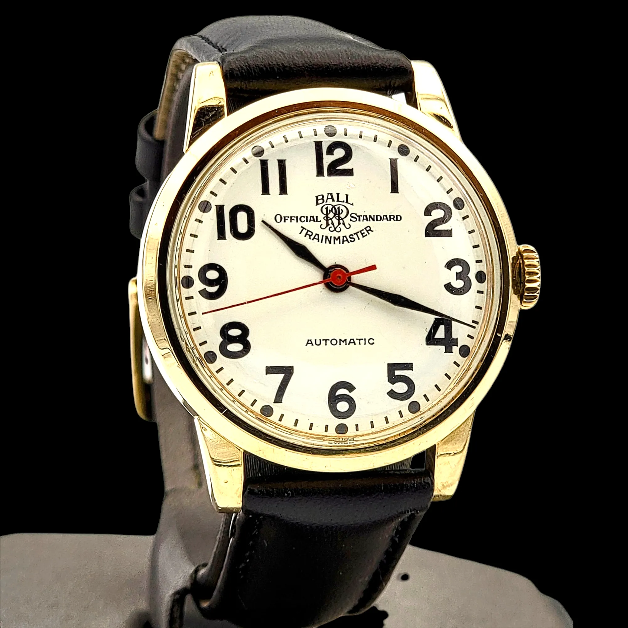 BALL Official RR Standard Trainmaster Watch Auto-Wind 25 Jewels