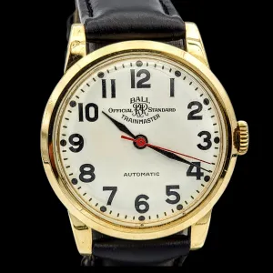 BALL Official RR Standard Trainmaster Watch Auto-Wind 25 Jewels