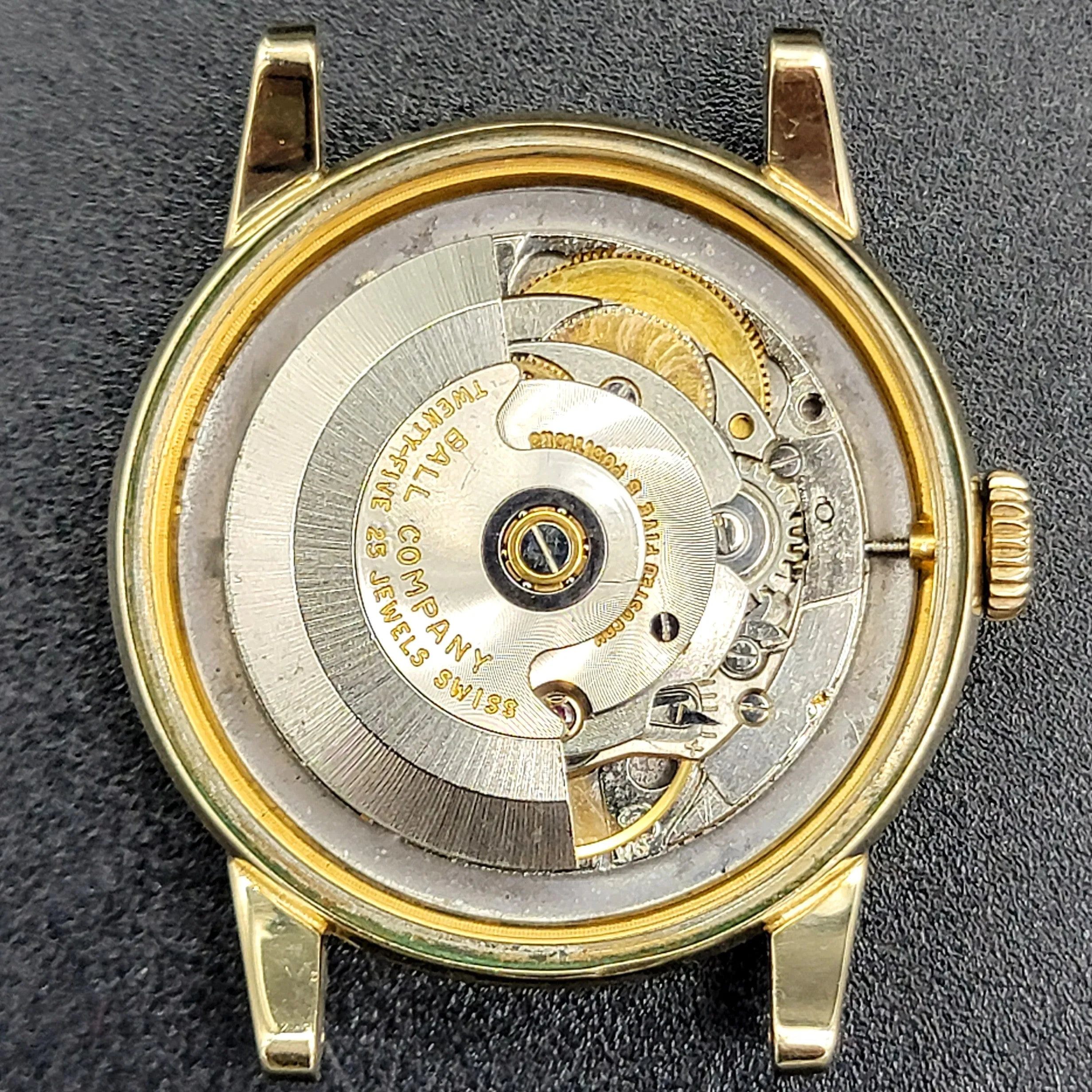 BALL Official RR Standard Trainmaster Watch Auto-Wind 25 Jewels