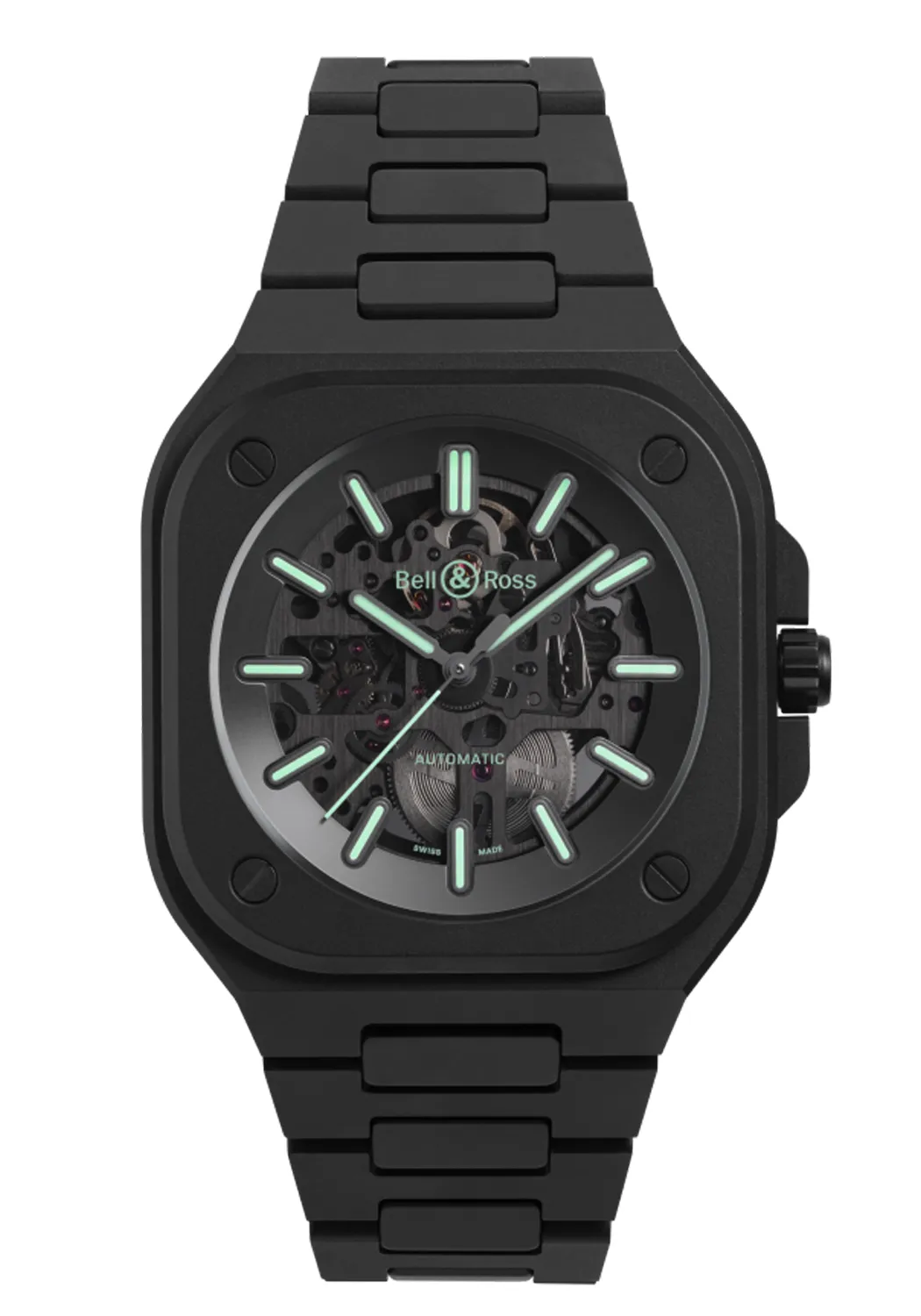 Bell & Ross BR 05 Skeleton Black Lum Ceramic | LE500