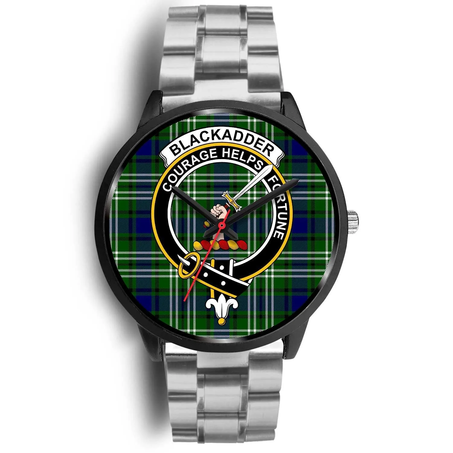 Blackadder Clan Badge Tartan Black Watch
