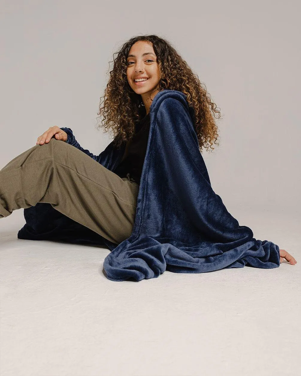 Blue Wearable Blanket