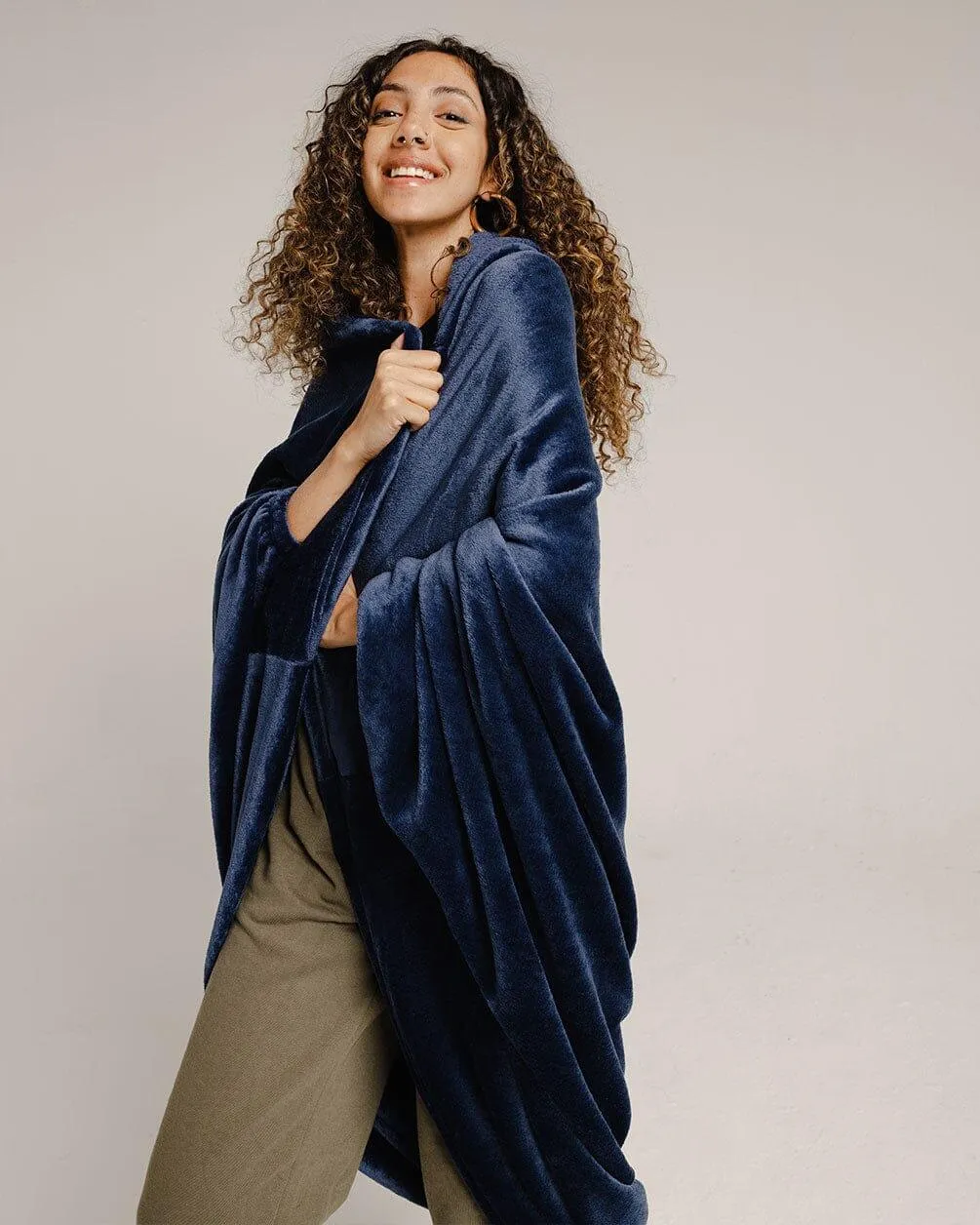 Blue Wearable Blanket