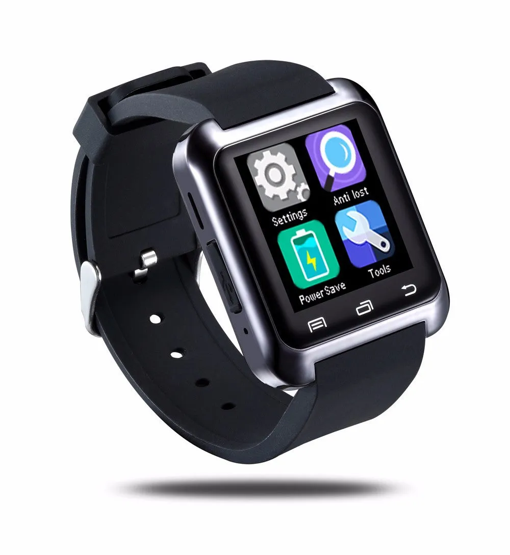 Bluetooth Smart U80 Watch BT-notification Anti-Lost MTK WristWatch for iPhone 4/4S/5/5S Samsung S4/Note 2/Note 3 Android Phone