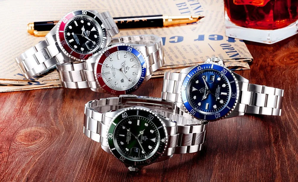Brand New REGINALD Fashion Watch Men Stainless Steel Man Wrist Watch Waterproof