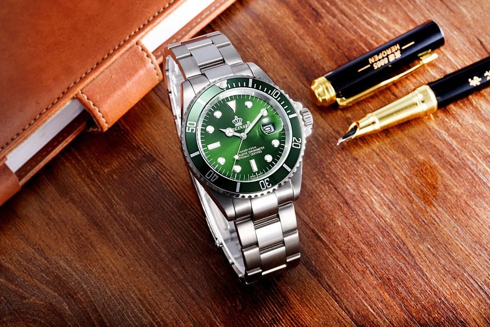 Brand New REGINALD Fashion Watch Men Stainless Steel Man Wrist Watch Waterproof