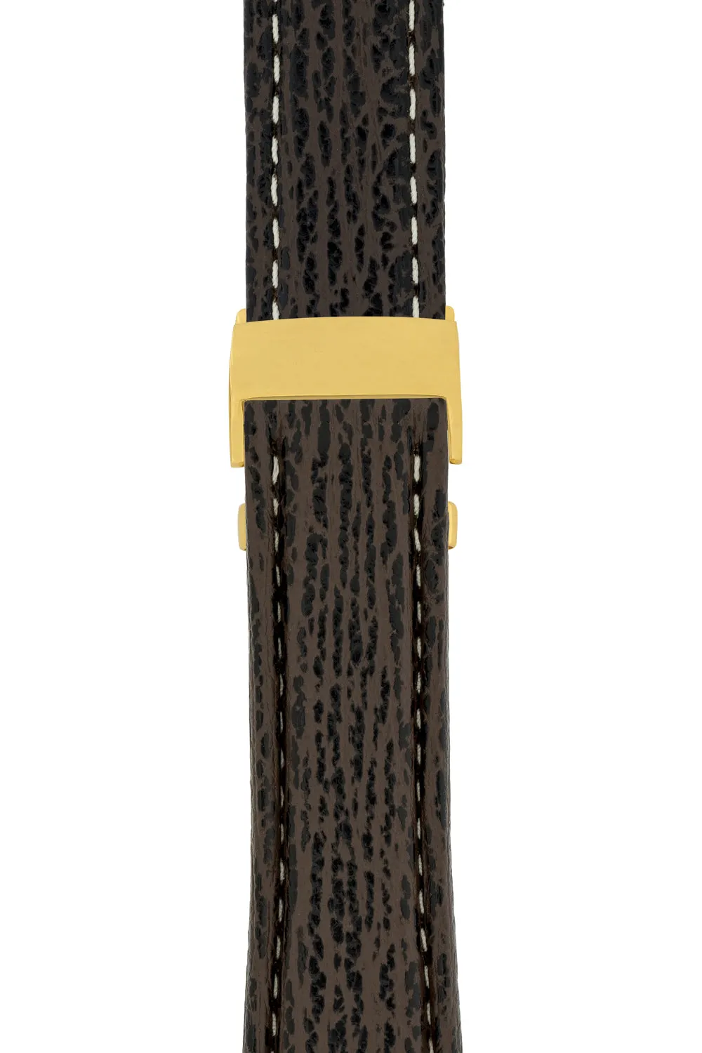 Breitling-Style Shark Deployment Watch Strap in BROWN