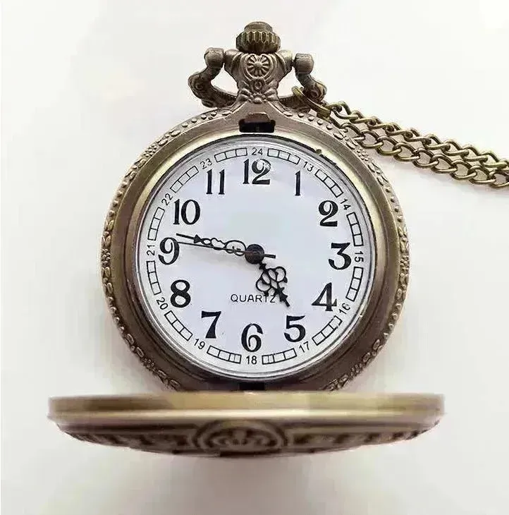 Bronze United States Coast Guard 1790 Theme Pocket Unisex Navy Watch.