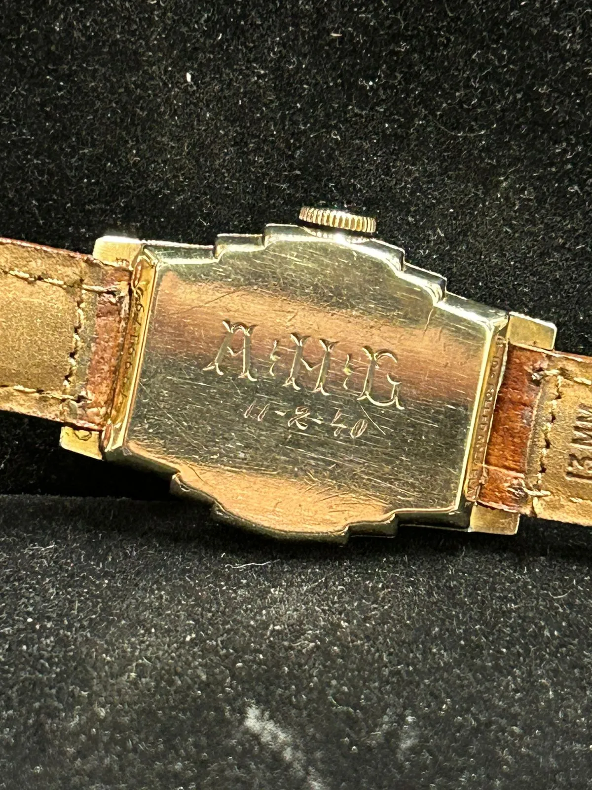 Bulova 1930s Art Deco 10K Gold-Filled Watch, Dual Straps - $6K APR w/ COA!