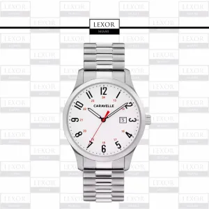 Bulova 43B153 Traditional Caravelle Stainless Steel Strap Men Watches