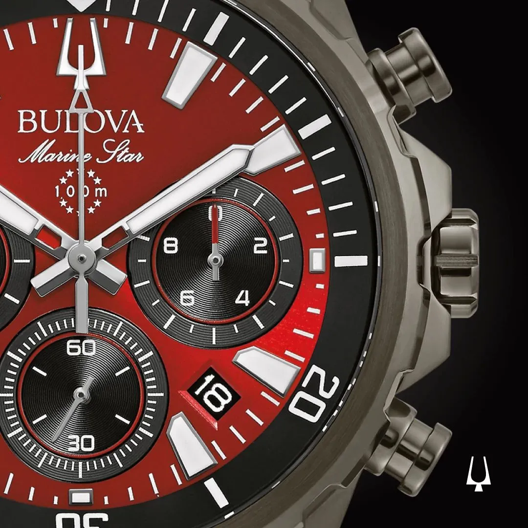 BULOVA Marine Star Chronograph Watch Series B 98B350