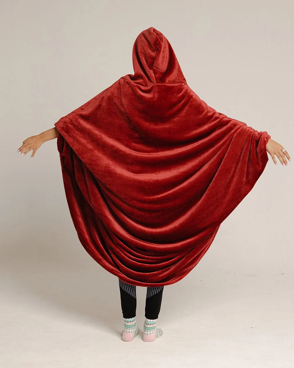 Burgundy Wearable Blanket