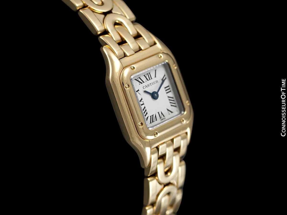 Cartier Panthere Mini (Panther) Special Edition Ladies Watch - 18K Gold