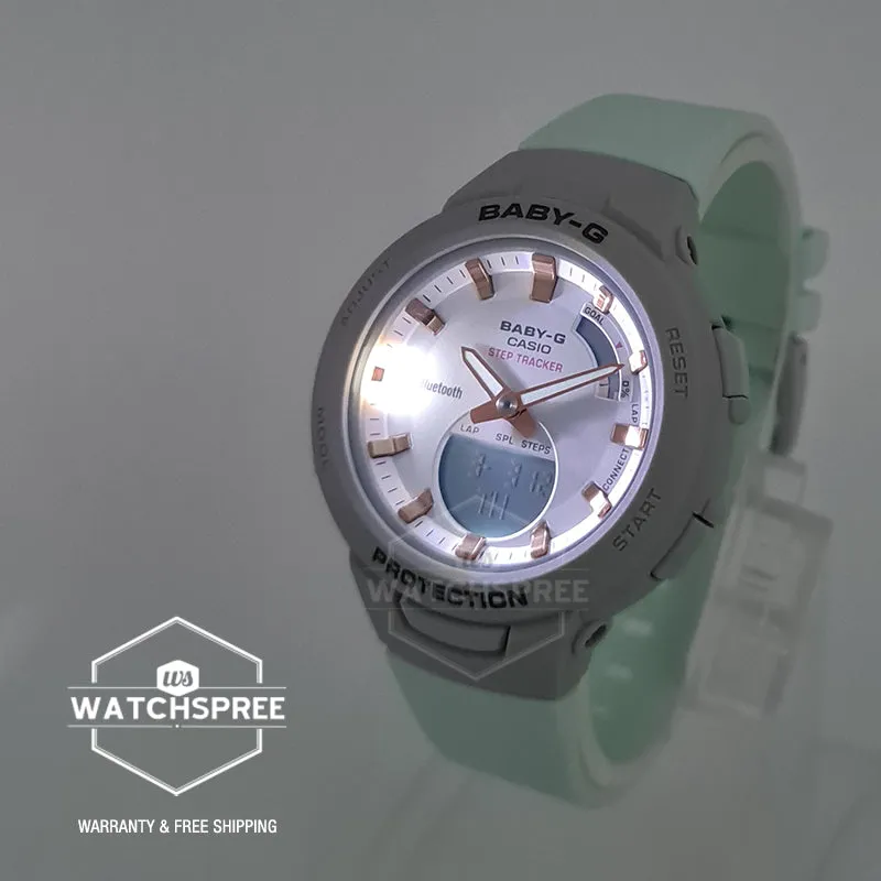 Casio Baby-G Bluetooth¶ô¶÷ Grey Resin Band Watch BSAB100MC-8A BSA-B100MC-8A