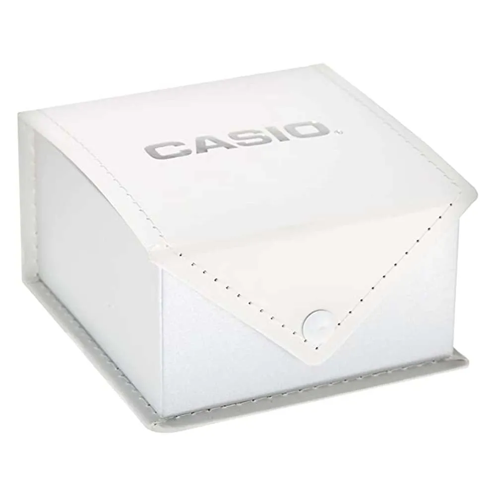 Casio Men's Gray Dial Silver Stainless Steel Band Quartz Watch - B640WD-1AVDF