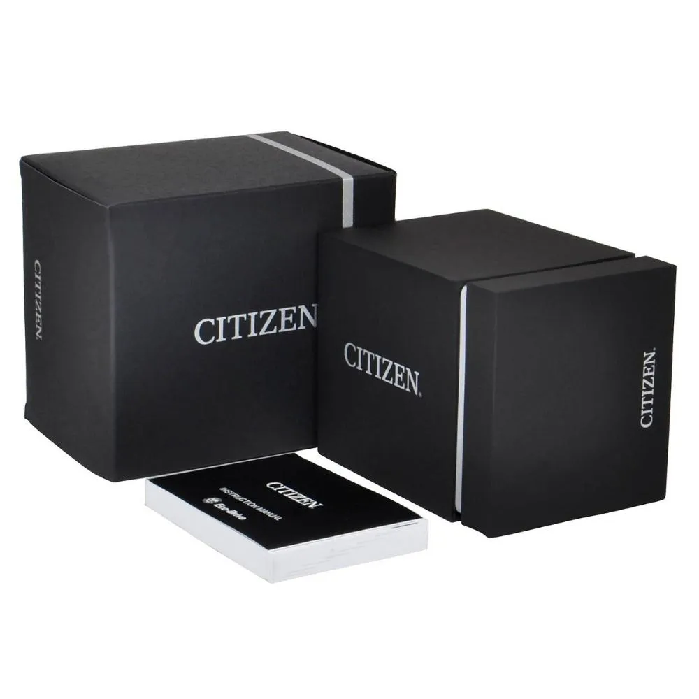 Citizen Gents Eco-Drive Brown Leather Men's Watch - BM6759-03E