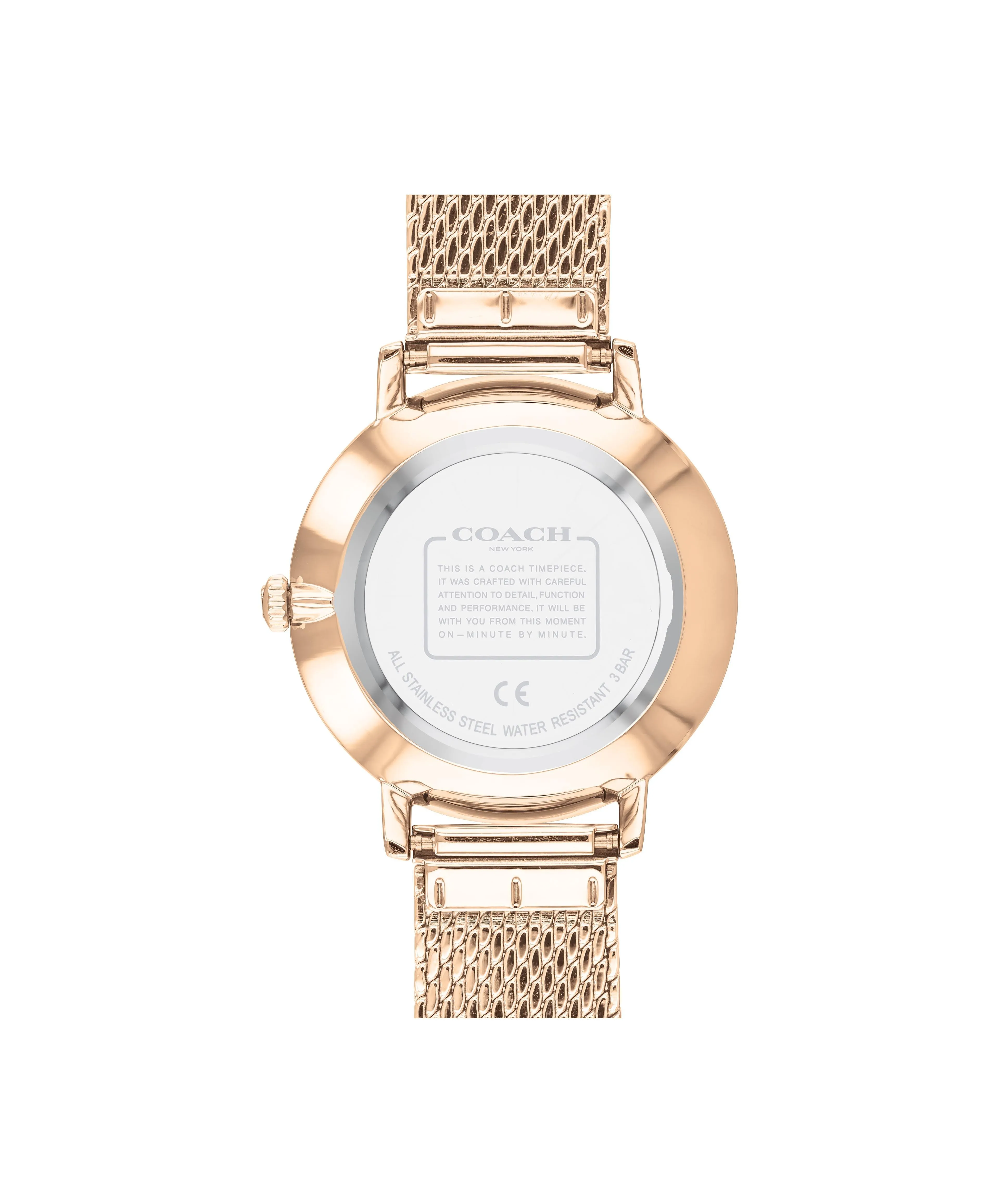 Coach Perry, Ionic Plated Black Steel Women'S Watch