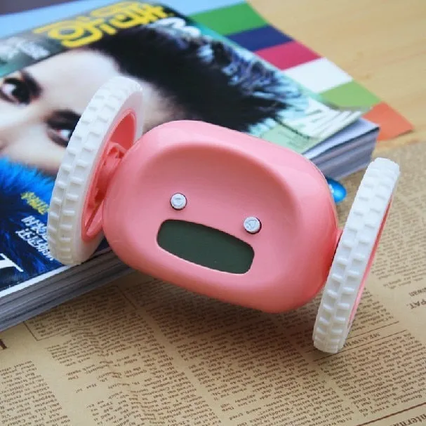 Creative Running Digital Led Alarm Clock, Lazy Alarm Clock, Running Silent Clock, Alarm Clock, Creative Gift