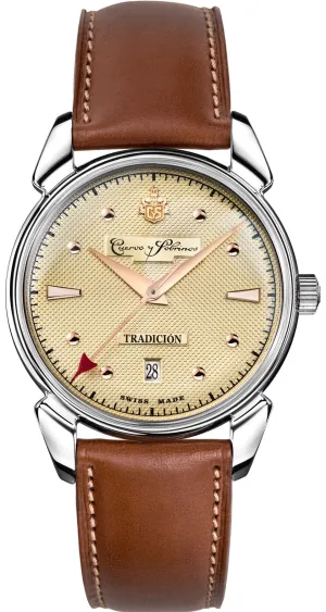 Cuervo y Sobrinos Watch Historiador Central Second Tradition