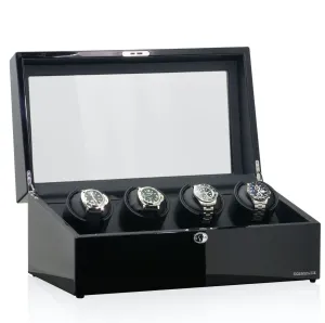 DH Watch Winder Munchen 4 Lcd Black/Black