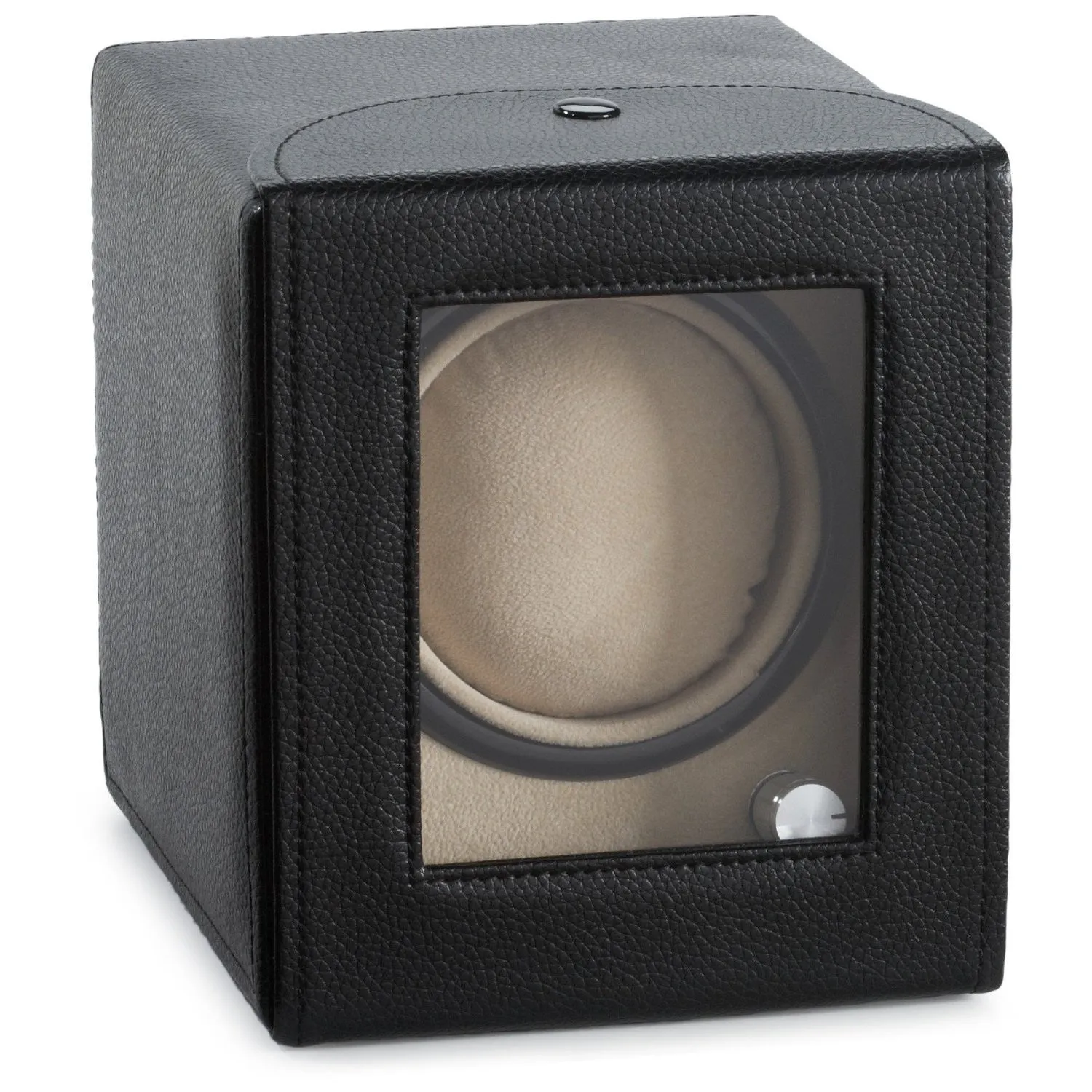 Diplomat Black Leather Single Watch Winder