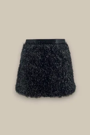 Disco Frill Mini Skirt - Black Disco Frill Mini Skirt - Black