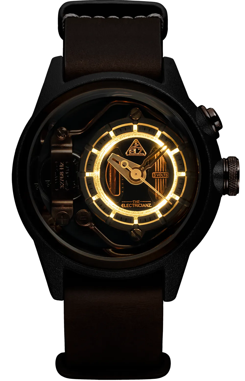 Electricianz Nylon Mokaz 42mm Leather