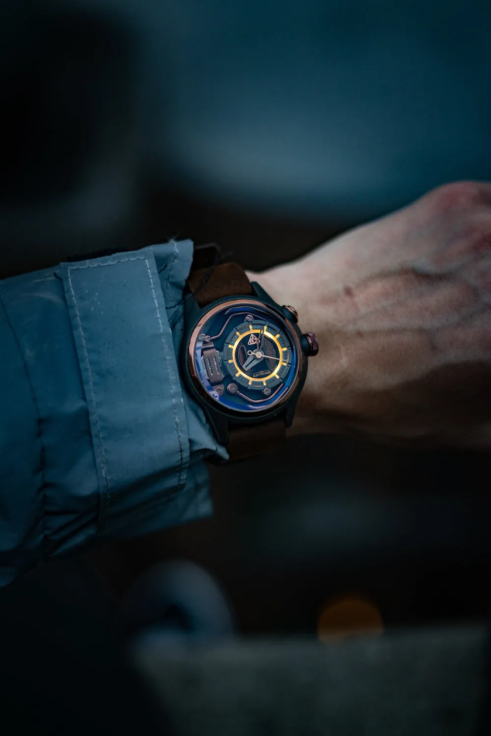 Electricianz Nylon Mokaz 42mm Leather