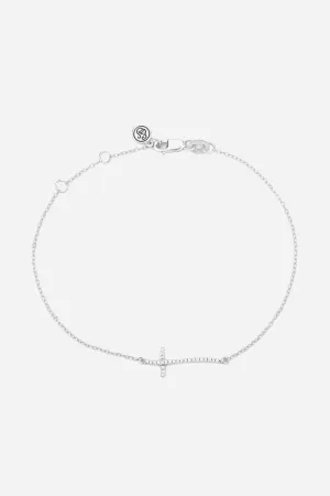 Ella Stein Criss Cross Chain Bracelet in Sterling Silver