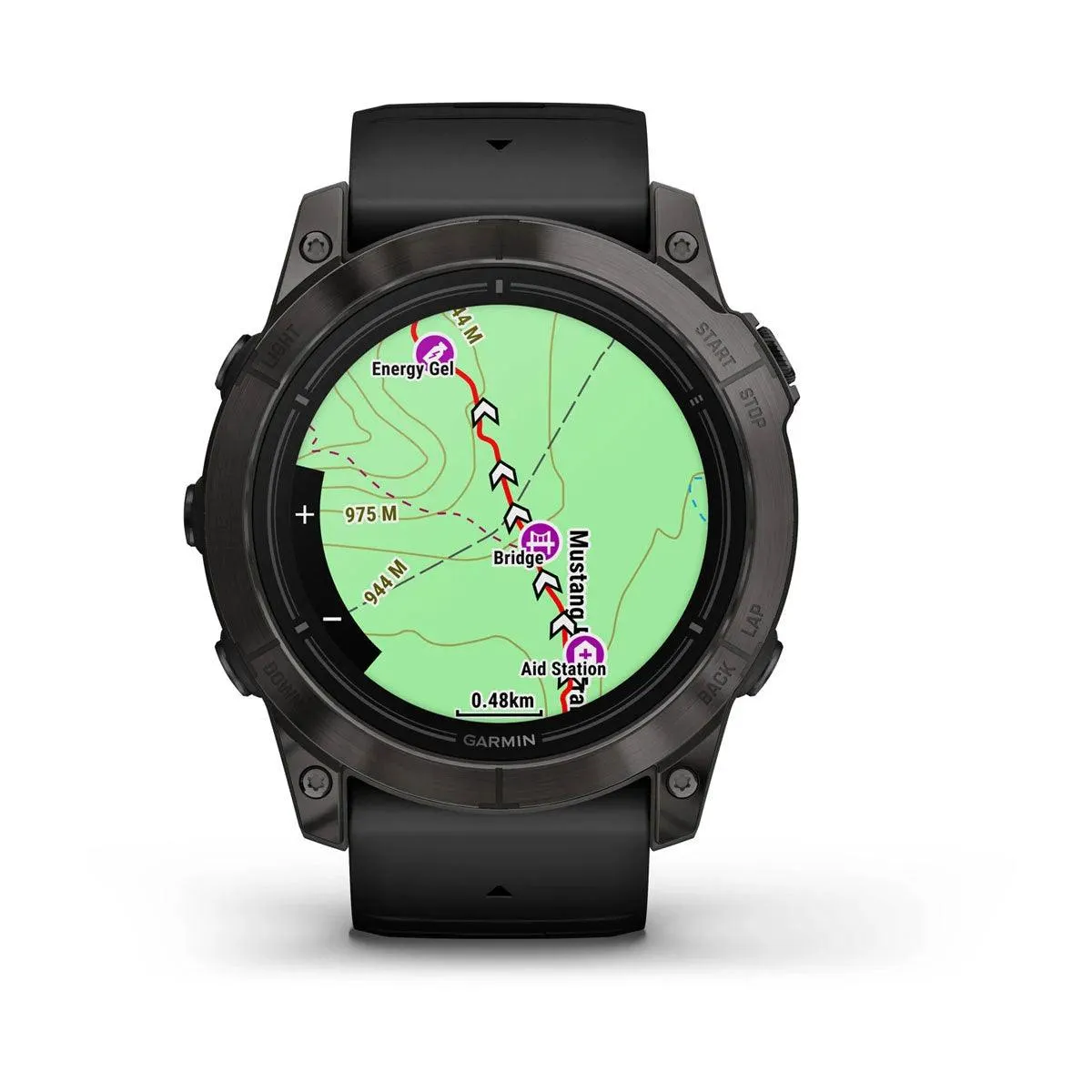 epix™ Pro (Gen 2) – Sapphire Edition | 51 mm - Carbon Gray DLC Titanium with Black Band - 010-02804-02
