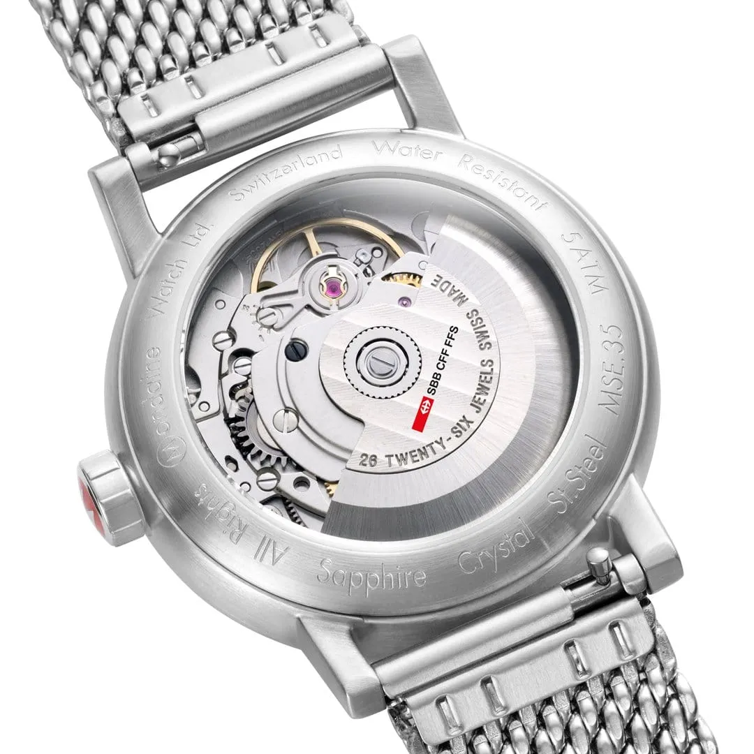 evo2 Automatic, Stainless Steel, 35 mm